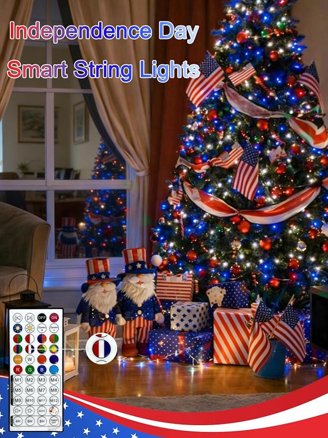 Smart Color Changing 4th of July Lights - Image 2