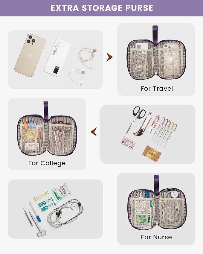 LOVEVOOK Laptop Backpack for Women, 17.7 Inch Work Laptop Bag - Image 7