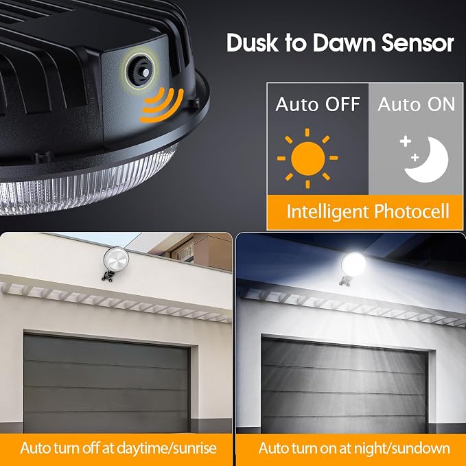 150W 2 Pack 20000LM Dusk to Dawn Outdoor Lighting, LED Barn Lights Outdoor - Image 3