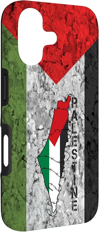 Kufiya Palestine Keffiyeh Flag, Palestinian Map Pattern Case - Image 3