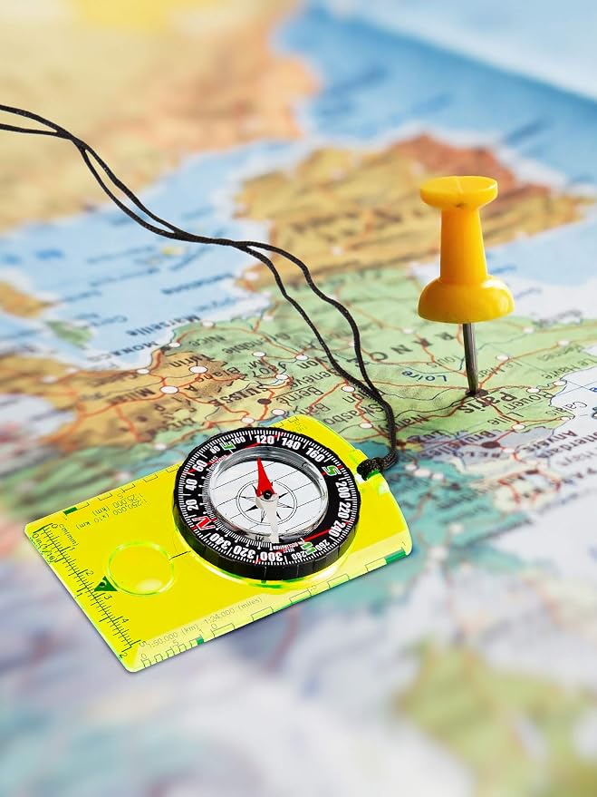 Gejoy 6 Pieces Orienteering Compass Bulk Scout Compass - Image 7