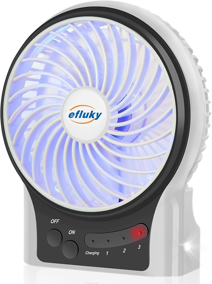 efluky 3-Speed Mini Desk Fan by efluky