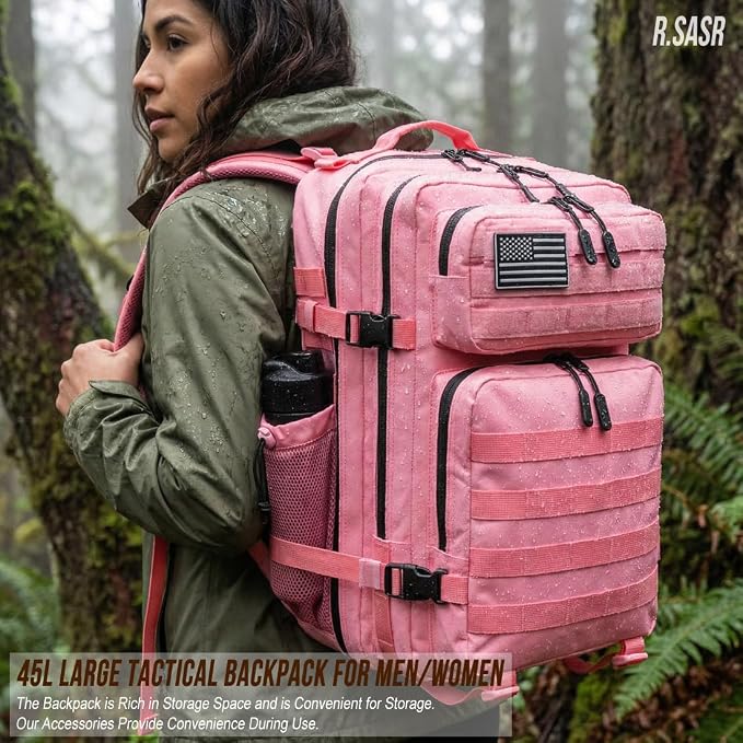 45L Tactical Backpack for Men Women, Military Assault Pack - Image 6