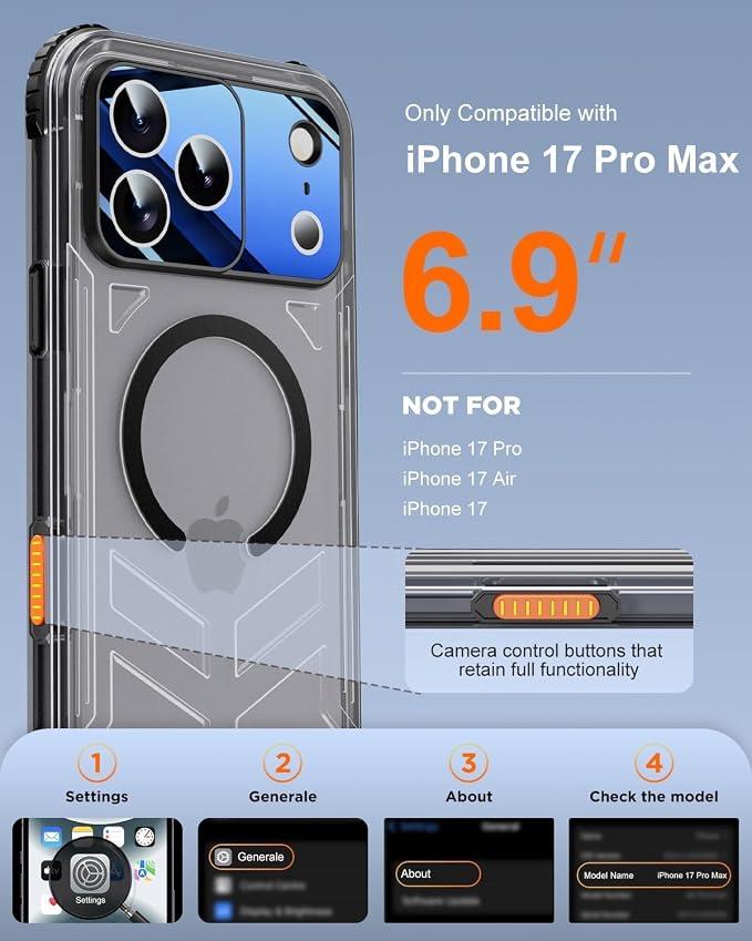 for iPhone 17 Pro Max Waterproof Case - Image 2