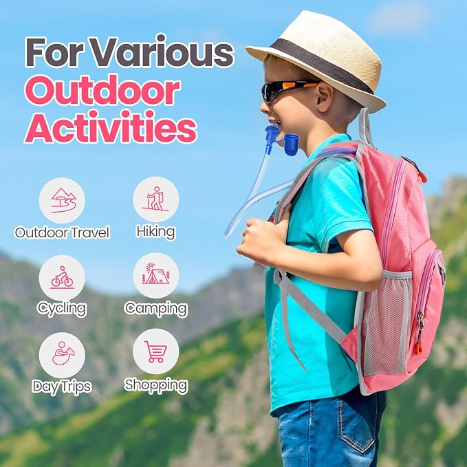 Shinylin 2 Pcs Kids Hydration Backpack - Image 6
