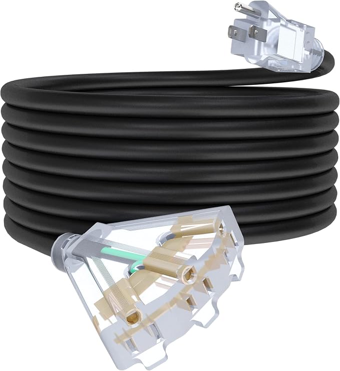 25Ft 12/3 Outdoor Extension Cord by PLUGTUL