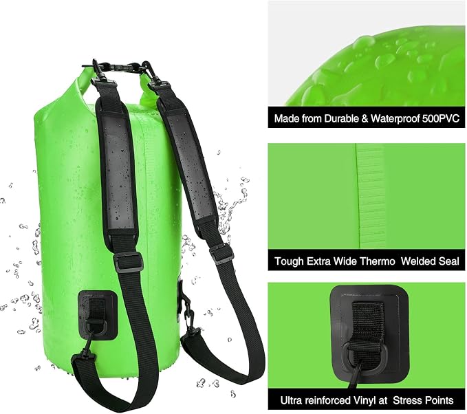 Piscifun Dry Bag, Waterproof Floating Backpack 10L/20L/30L/40L - Image 5