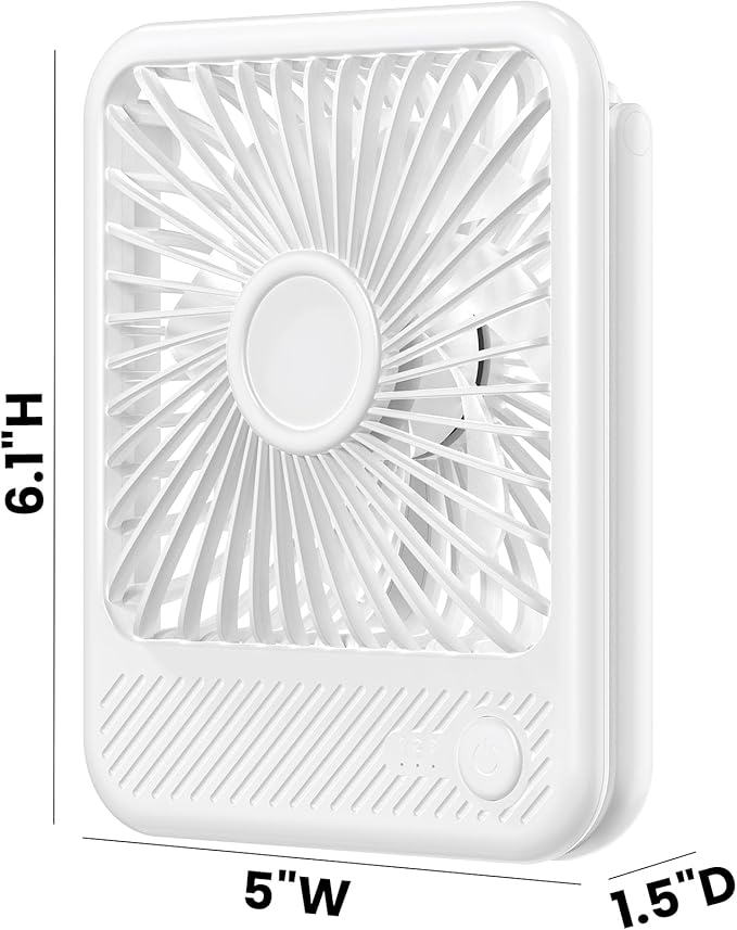 Koonie Desk Fan, Ultra Quiet 2.5-11h Battery Operated Small USB Fan - Image 7