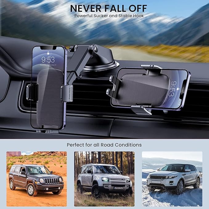 Qifutan Car Phone Holder Mount Phone Mount - Image 5