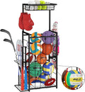 Sports Equipment Organizer, Small Garage Ball Storage Rack by NuoyuanShen