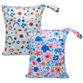 ALVABABY 2pcs Cloth Diaper Wet Dry Bags Waterproof Reusable by ALVABABY