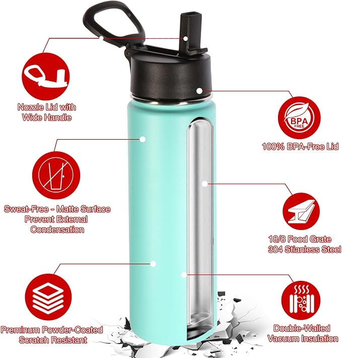 Volhoply 24oz Insulated Water Bottle - Image 5