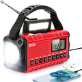 Emergency Weather Radio 10000mAh, Portable Radio by Leaton