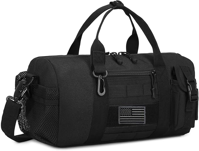 ArcEnCiel Small Tactical Duffle Bag Men Gym Pack Military Molle Shoulder Bags by ArcEnCiel