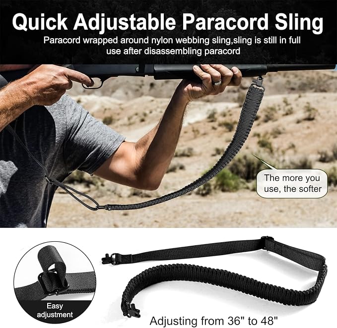 VVAAGG Two-Point Paracord Rifle Sling - Image 6