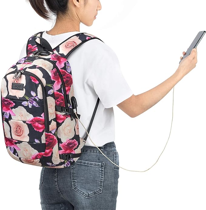 Tzowla Business Laptop Backpack Water Resistant Anti-Theft - Image 6