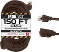 Iron Forge Cable Outdoor Brown Extension Cord 150 ft by IronForgeCable