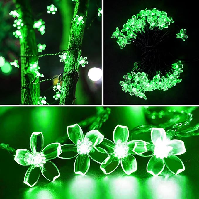 ITICdecor Solar Flower String Lights - Image 4