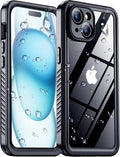 2025 New Designed for iPhone 15 Case Waterproof, Full Phone Case 6.1" by Red2Fire