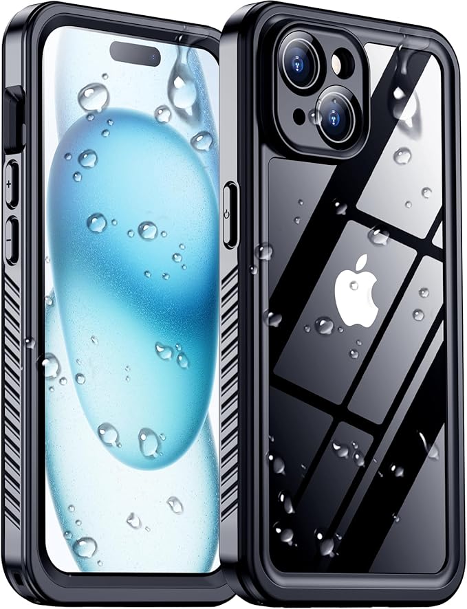 2025 New Designed for iPhone 15 Case Waterproof, Full Phone Case 6.1" by Red2Fire