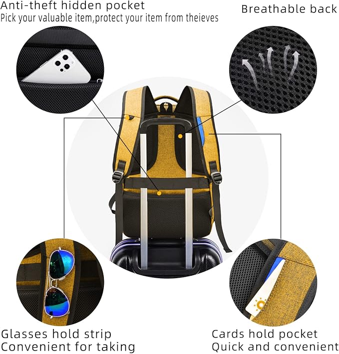 DUSLANG 17 Inch Laptop Backpack - Image 5