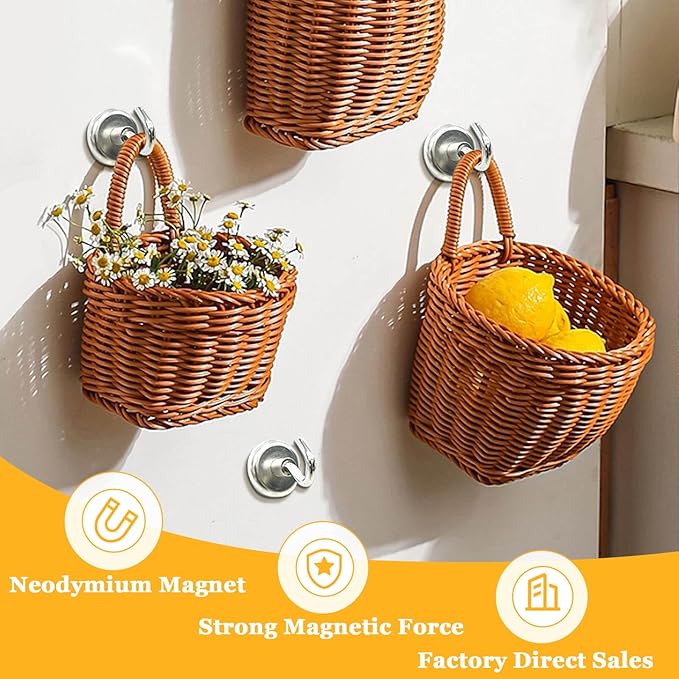 14Pack Magnetic Hooks, 100lbs+ Strong Magnetic Hooks Heavy Duty Rare Earth - Image 5