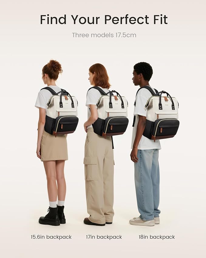 LOVEVOOK Laptop Backpack for Women, 15.6 Inch Work Business Backpacks Purse - Image 6