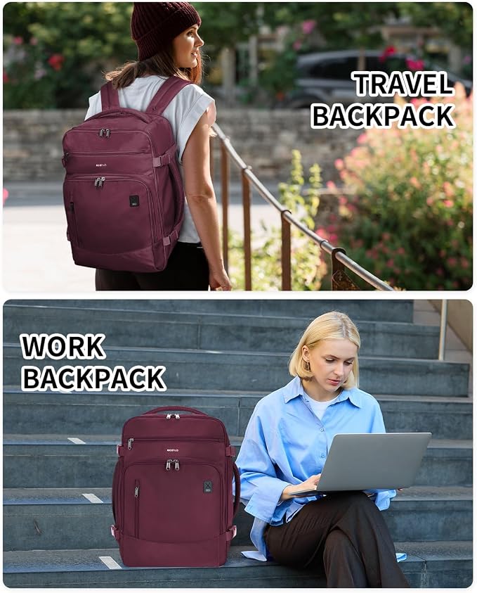 ECOHUB Travel Backpack for Women, Laptop Carry on Backpack - Image 9