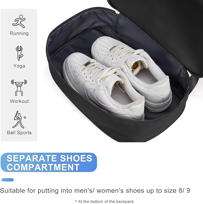 coofay Gym Backpack For Women Waterproof Backpack - Image 5