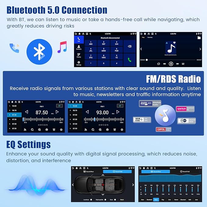 Inefala Android 15 Car Radio for Jeep Compass Patriot 2010-2016 Car Stereo - Image 6