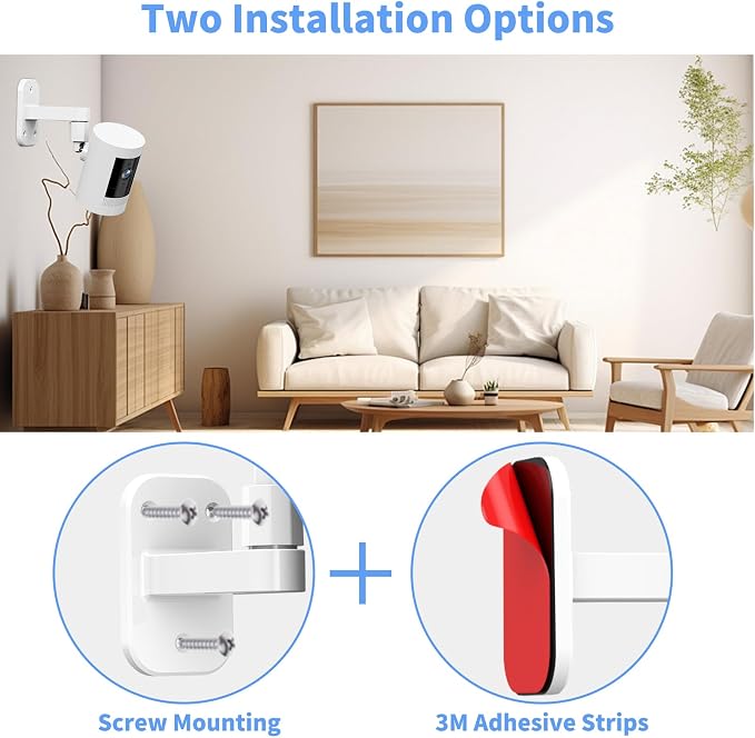 3 Pack Ring/Camera Mount: 360 Degree Adjustable Wall Mount - Image 3