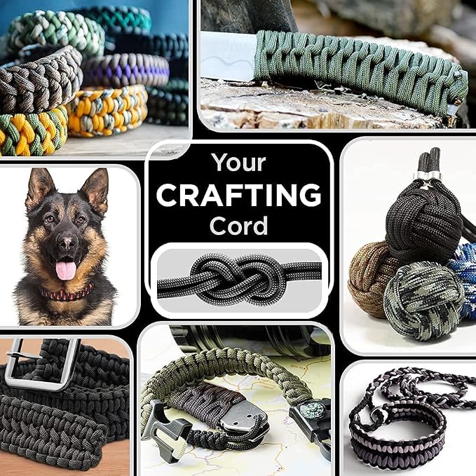 TECEUM 5/32" Paracord Rope 1000 – 1000ft / 200ft / 100ft / 50ft – Tactical - Image 4