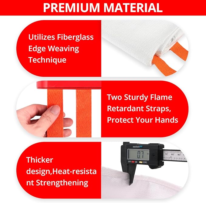 SecuCaptain Emergency Fire Blanket - Image 5