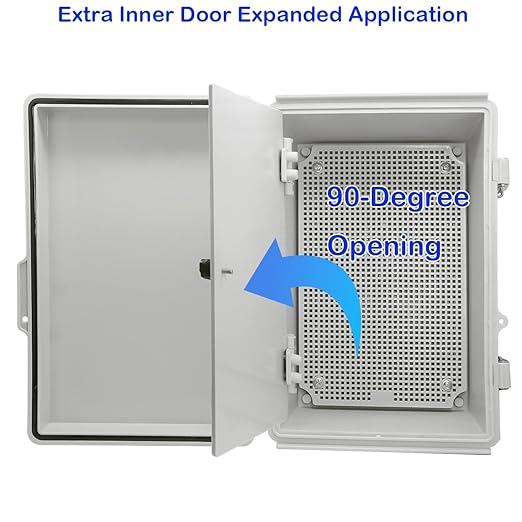 Waterproof Electrical Box with Mounting Plate, IP67 Junction Box Stainless - Image 2