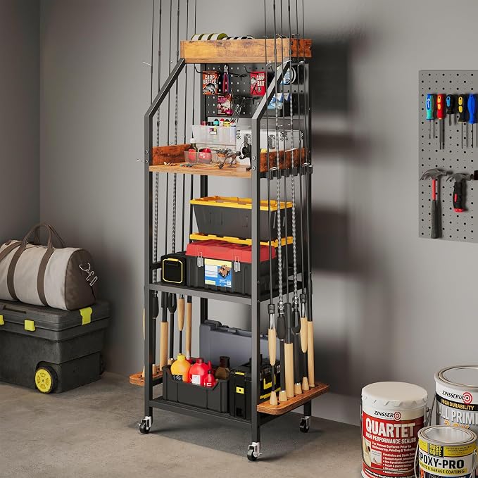 Fishing Rod Holder for Garage - Image 8