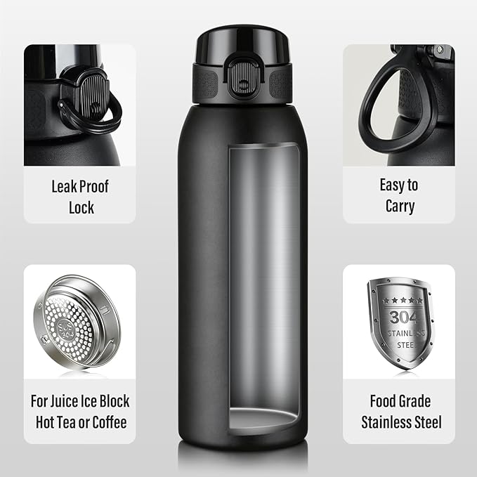 Insulated Water Bottle 24 oz - Image 3