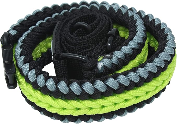 Extra Wide Gun Sling Paracord 550 Adjustable w/Swivels - Image 2