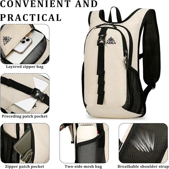 15L Small Hiking Backpack Foldable Ultralight Trekking Camping Outdoors Backpack - Image 4