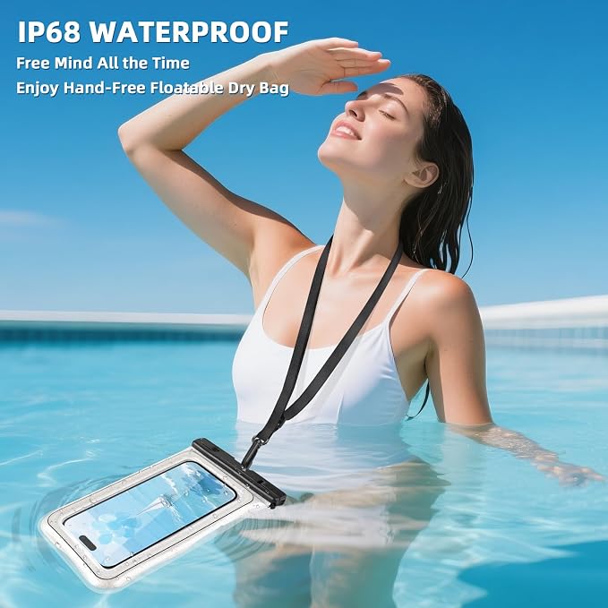 Waterproof Phone Pouch, IP68 Floating Waterproof Phone Case, Dry Bag Beach - Image 4