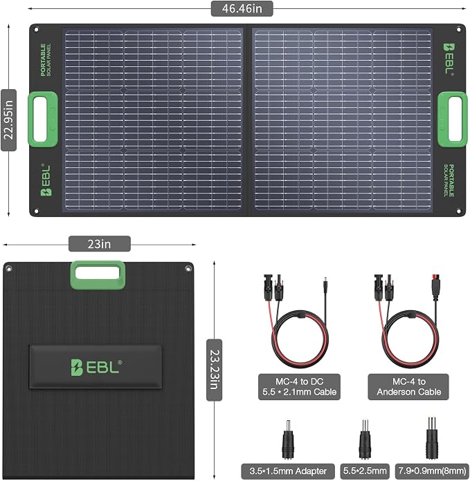 EBL 519Wh Solar Generator Kit 500W Portable Power Station - Image 9