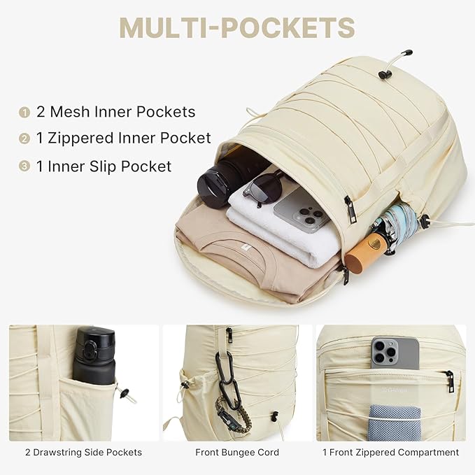 G4Free Hiking Backpack for Women Men 20L Lightweight Travel Backpacks Daypack - Image 4