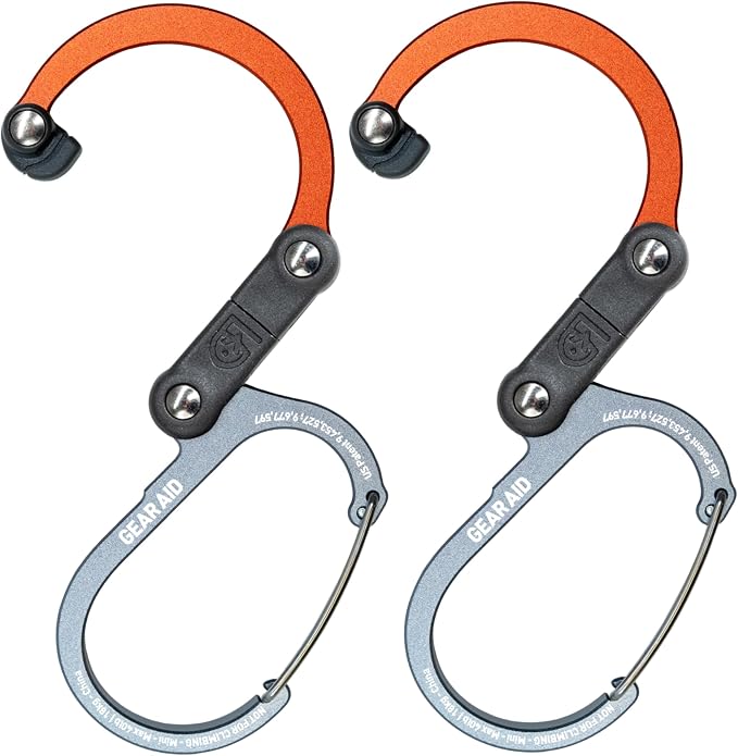 GEAR AID HEROCLIP Carabiner Gear Clip and Hook, by GEARAID