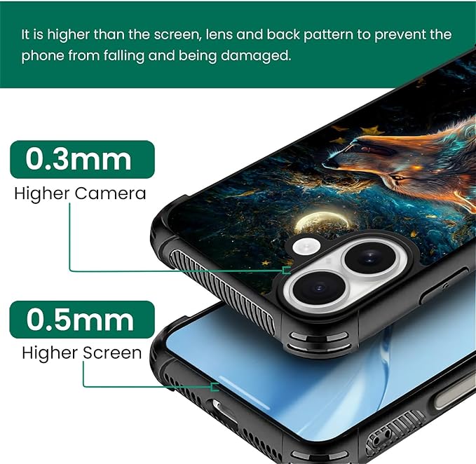 for iPhone 17 Case, for MagSafe Graphic Design for Girl Boy Soft Silicone Hard - Image 2
