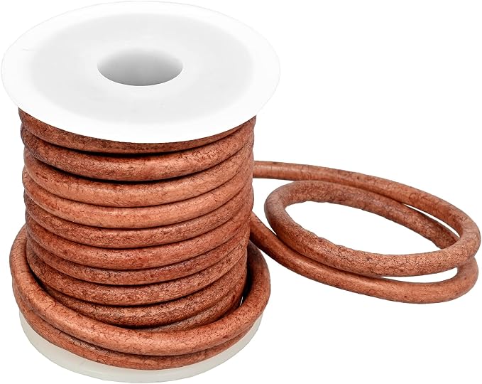 GENIQUE Real/Genuine Round Leather String Cord - Image 4