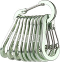 Booms Fishing CC5 Multi-Use Carabiner Clips, 10 Pack 2.3"/ 3.1" Caribeener Clips by BoomsFishing