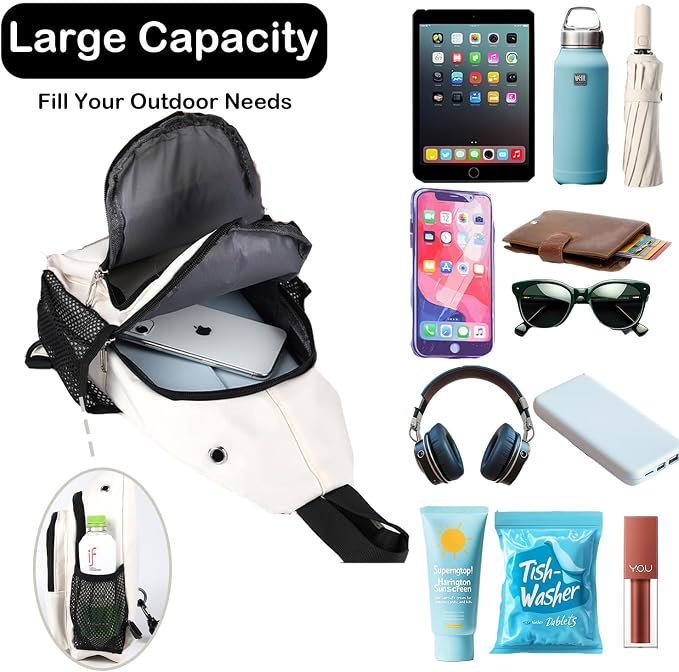 JENAGREEN Waterproof Sling Backpack Crossbody Sling Bag - Image 6