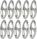 Small Carabiner Clips 1.6 inch Metal Double Sided Spring Gate Snap Hooks by Bytiyar