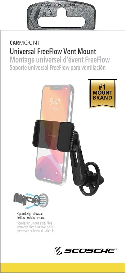 Scosche VP2M-SP Universal Freeflow Vent/Dashboard Phone Holder - Image 4