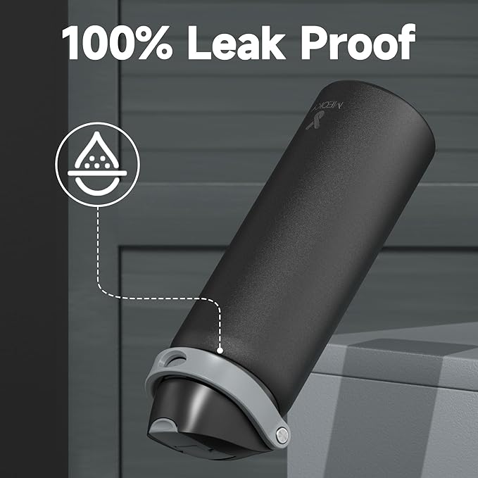 32 oz Insulated Water Bottle for Sports: Meoky Stainless Steel Water Bottle - Image 7