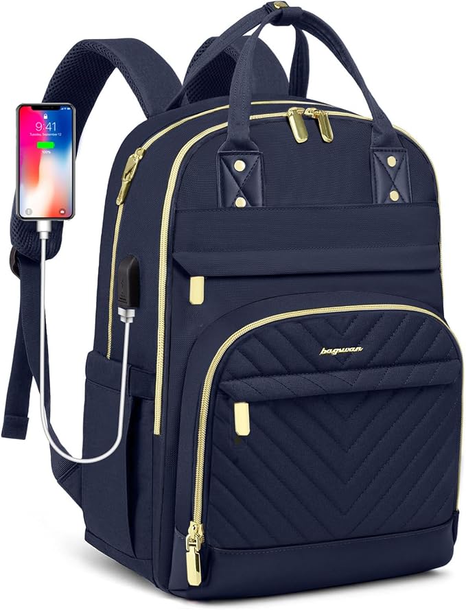 Laptop Backpack for Women Work Bag by BAGSWAN